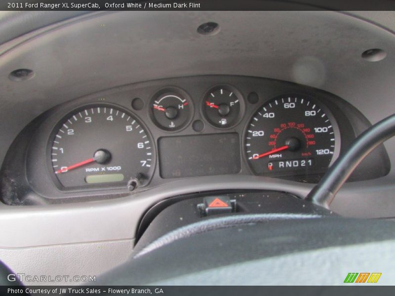 Oxford White / Medium Dark Flint 2011 Ford Ranger XL SuperCab