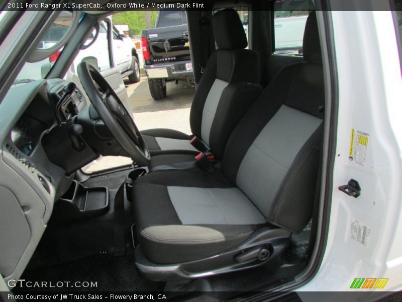 Oxford White / Medium Dark Flint 2011 Ford Ranger XL SuperCab