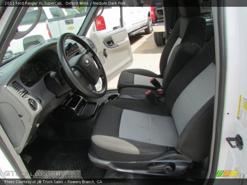 Oxford White / Medium Dark Flint 2011 Ford Ranger XL SuperCab