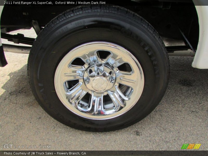 Oxford White / Medium Dark Flint 2011 Ford Ranger XL SuperCab