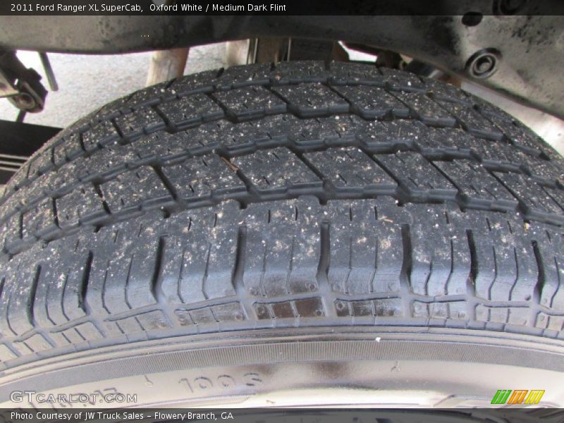 Oxford White / Medium Dark Flint 2011 Ford Ranger XL SuperCab
