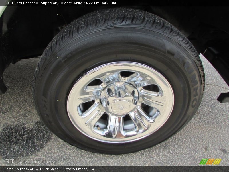 Oxford White / Medium Dark Flint 2011 Ford Ranger XL SuperCab