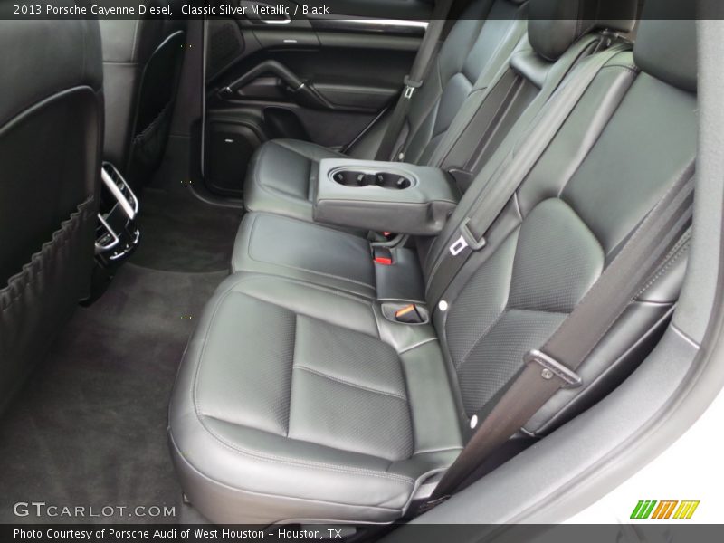Classic Silver Metallic / Black 2013 Porsche Cayenne Diesel