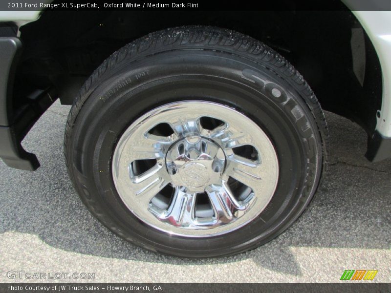 Oxford White / Medium Dark Flint 2011 Ford Ranger XL SuperCab
