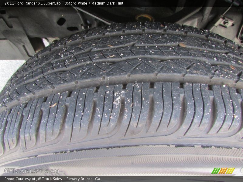 Oxford White / Medium Dark Flint 2011 Ford Ranger XL SuperCab