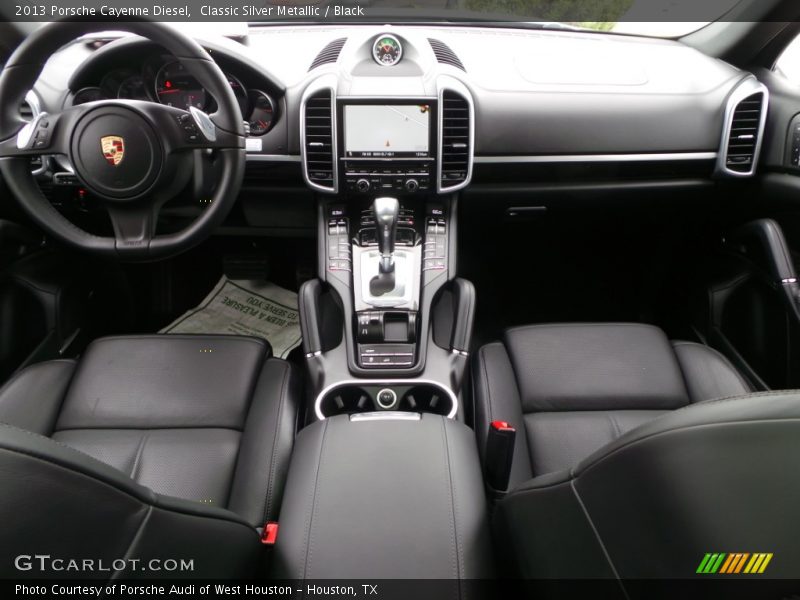 Classic Silver Metallic / Black 2013 Porsche Cayenne Diesel