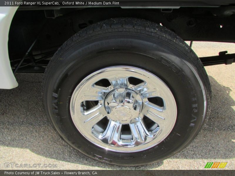 Oxford White / Medium Dark Flint 2011 Ford Ranger XL SuperCab