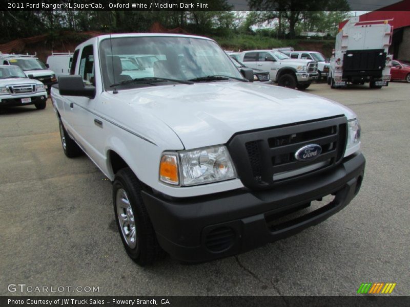 Oxford White / Medium Dark Flint 2011 Ford Ranger XL SuperCab