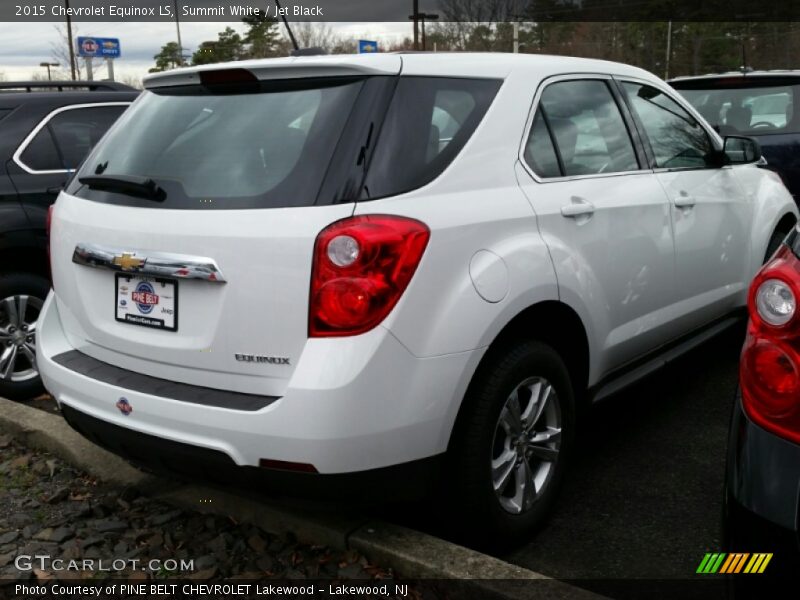 Summit White / Jet Black 2015 Chevrolet Equinox LS