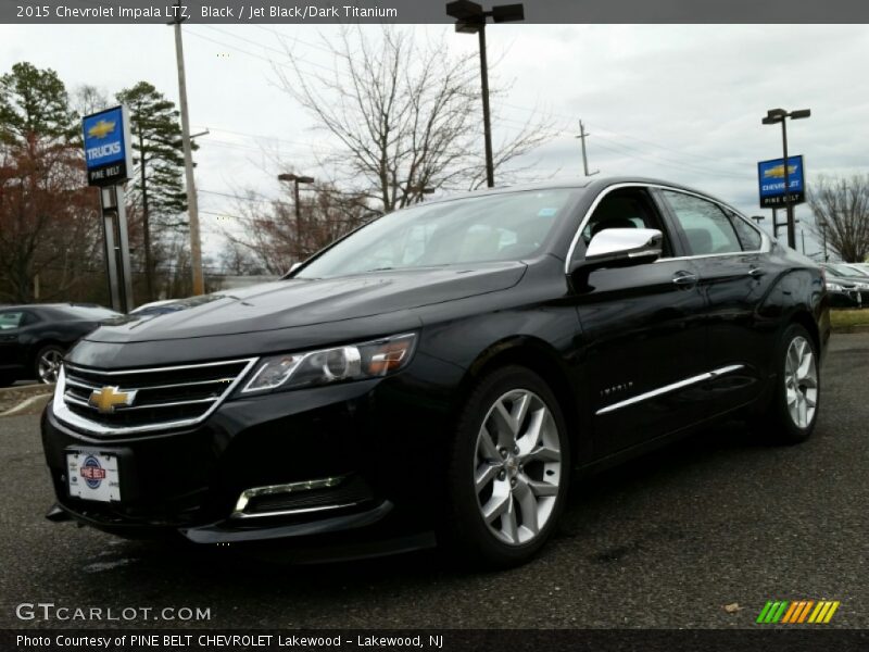 Black / Jet Black/Dark Titanium 2015 Chevrolet Impala LTZ