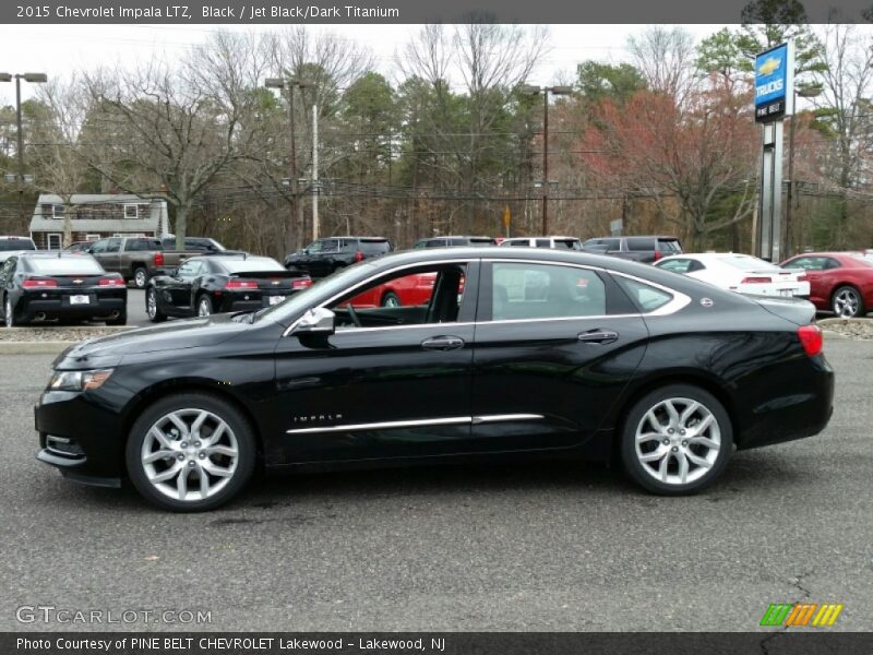 Black / Jet Black/Dark Titanium 2015 Chevrolet Impala LTZ