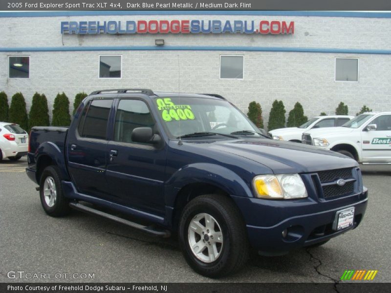 Dark Blue Pearl Metallic / Medium Dark Flint 2005 Ford Explorer Sport Trac XLT 4x4