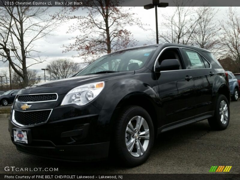 Black / Jet Black 2015 Chevrolet Equinox LS