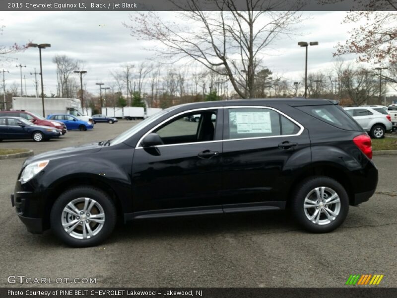 Black / Jet Black 2015 Chevrolet Equinox LS