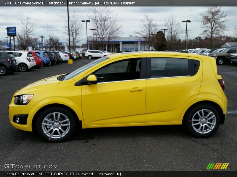  2015 Sonic LT Hatchback Bright Yellow