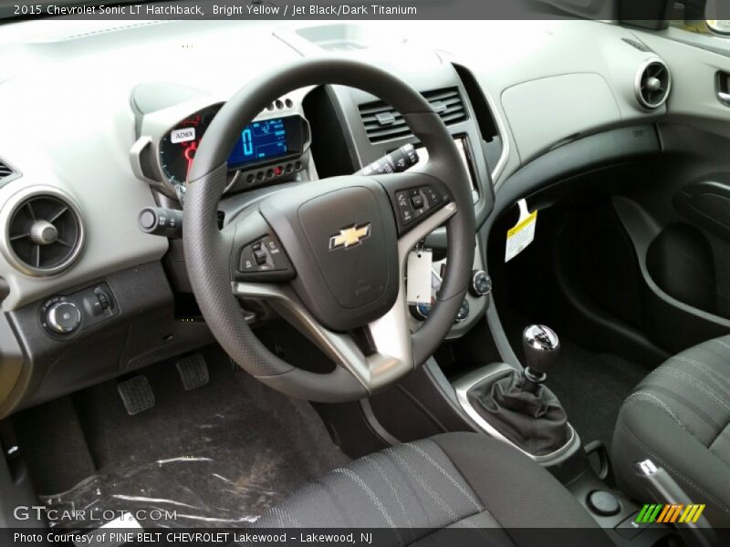  2015 Sonic LT Hatchback Jet Black/Dark Titanium Interior