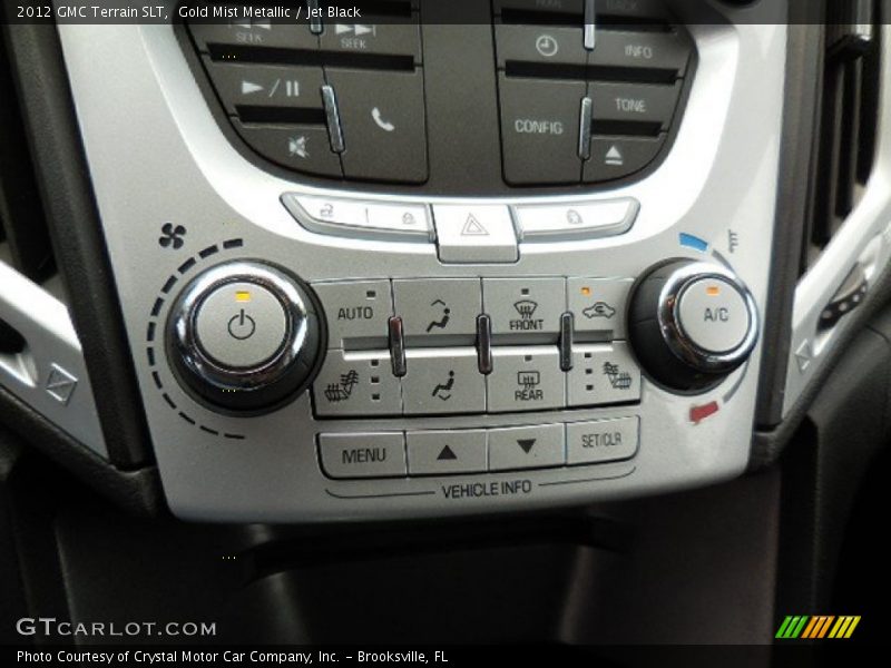 Gold Mist Metallic / Jet Black 2012 GMC Terrain SLT