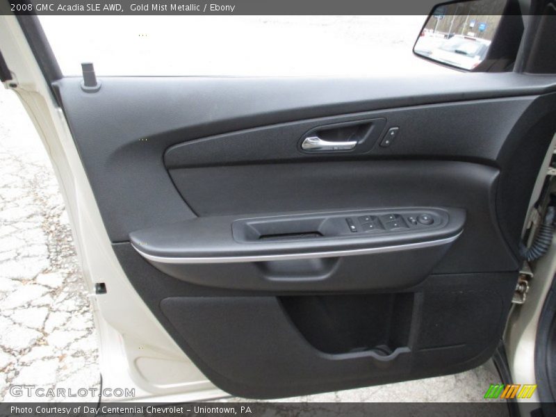 Gold Mist Metallic / Ebony 2008 GMC Acadia SLE AWD