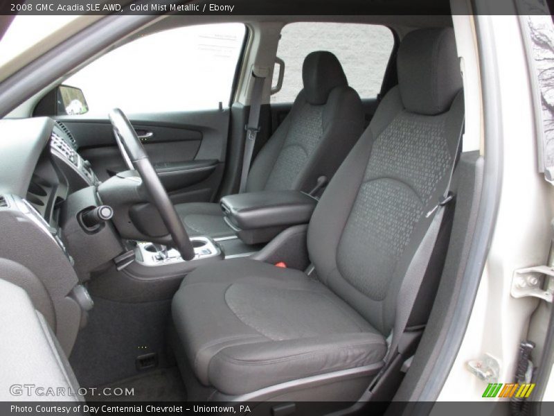 Gold Mist Metallic / Ebony 2008 GMC Acadia SLE AWD