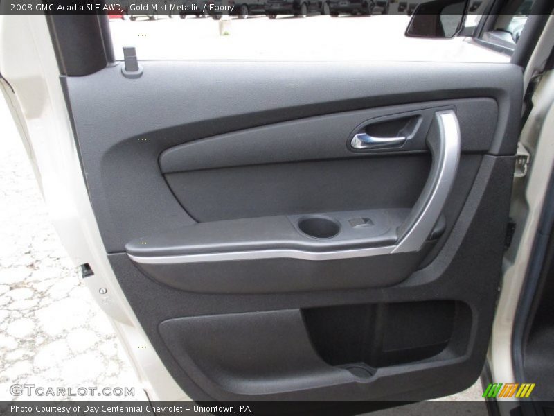 Gold Mist Metallic / Ebony 2008 GMC Acadia SLE AWD
