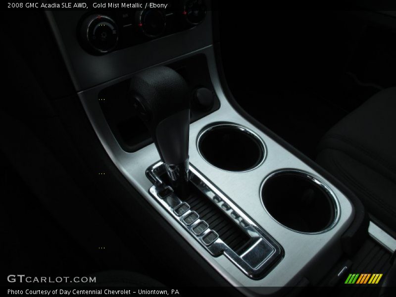Gold Mist Metallic / Ebony 2008 GMC Acadia SLE AWD