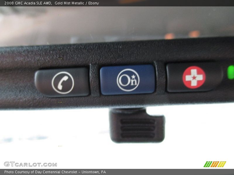 Gold Mist Metallic / Ebony 2008 GMC Acadia SLE AWD