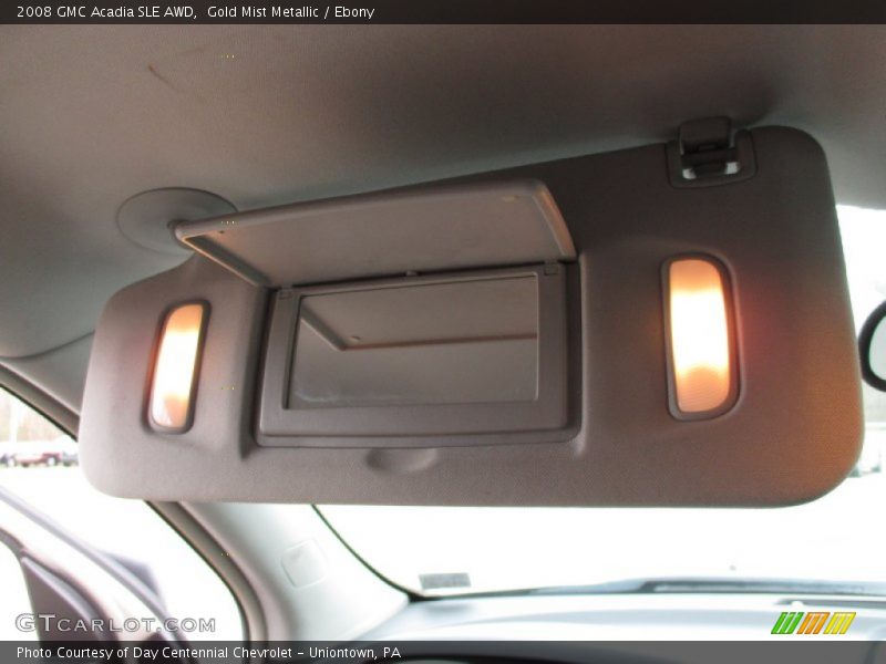 Gold Mist Metallic / Ebony 2008 GMC Acadia SLE AWD