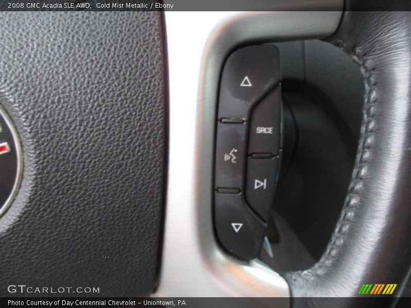 Gold Mist Metallic / Ebony 2008 GMC Acadia SLE AWD