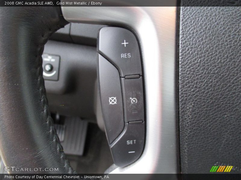 Gold Mist Metallic / Ebony 2008 GMC Acadia SLE AWD