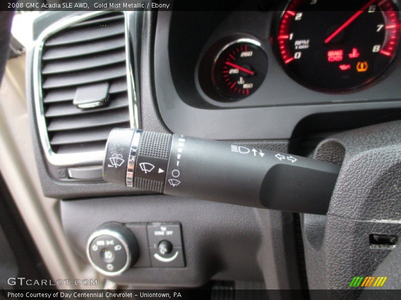 Gold Mist Metallic / Ebony 2008 GMC Acadia SLE AWD