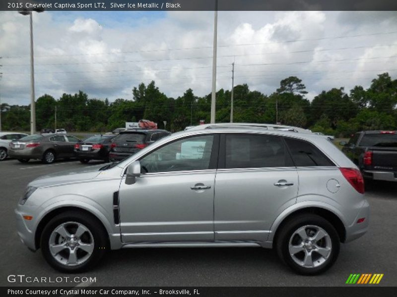 Silver Ice Metallic / Black 2015 Chevrolet Captiva Sport LTZ