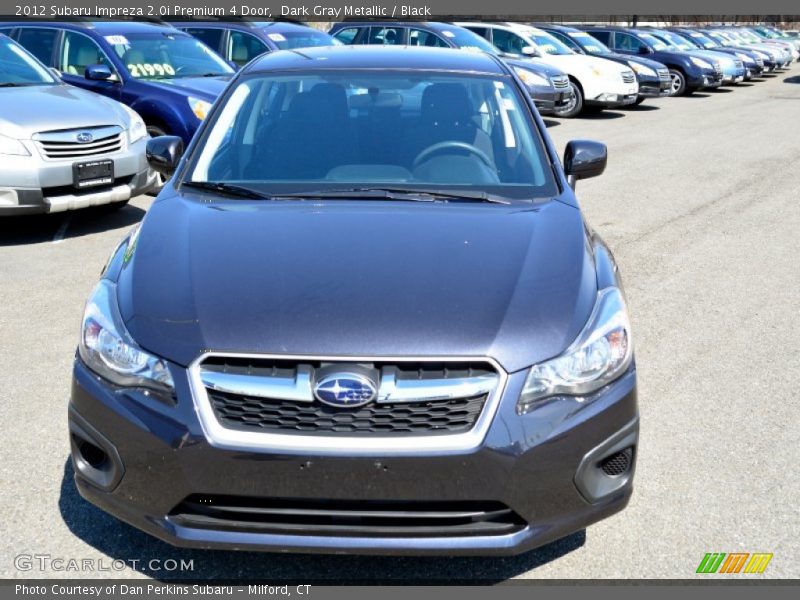 Dark Gray Metallic / Black 2012 Subaru Impreza 2.0i Premium 4 Door