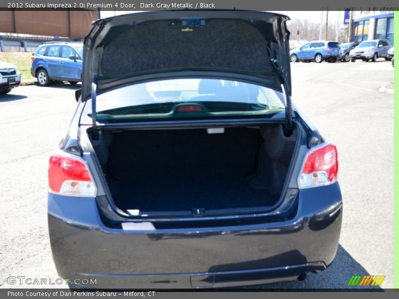 Dark Gray Metallic / Black 2012 Subaru Impreza 2.0i Premium 4 Door