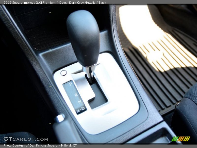 Dark Gray Metallic / Black 2012 Subaru Impreza 2.0i Premium 4 Door