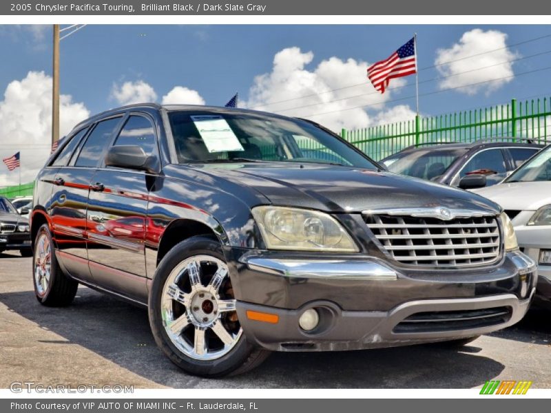 Brilliant Black / Dark Slate Gray 2005 Chrysler Pacifica Touring