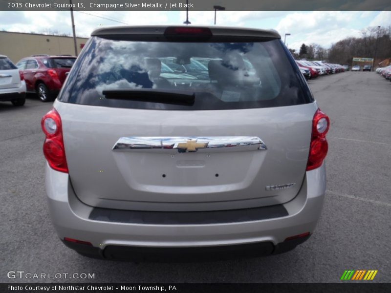 Champagne Silver Metallic / Jet Black 2015 Chevrolet Equinox LS