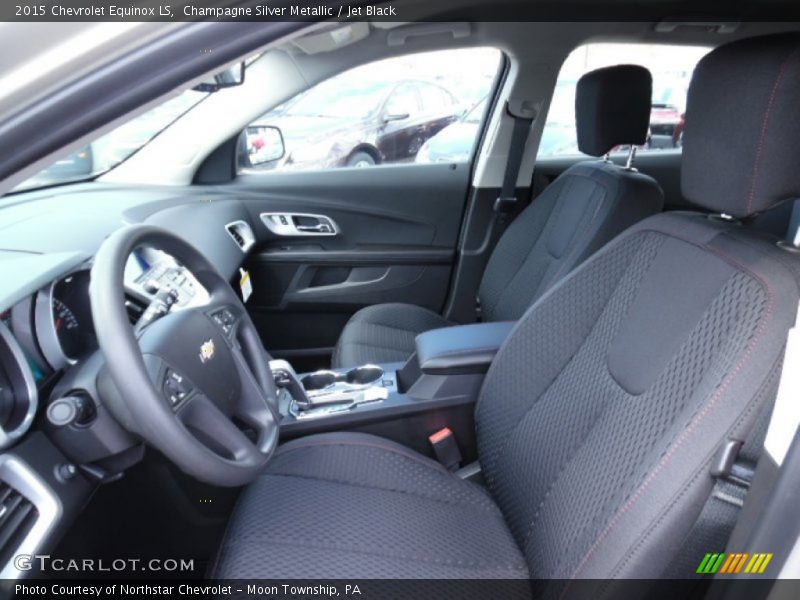 Champagne Silver Metallic / Jet Black 2015 Chevrolet Equinox LS