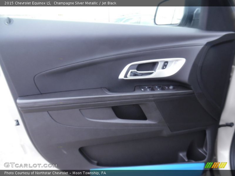 Champagne Silver Metallic / Jet Black 2015 Chevrolet Equinox LS