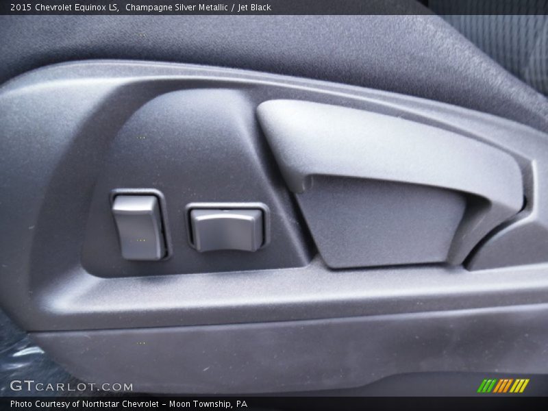 Champagne Silver Metallic / Jet Black 2015 Chevrolet Equinox LS