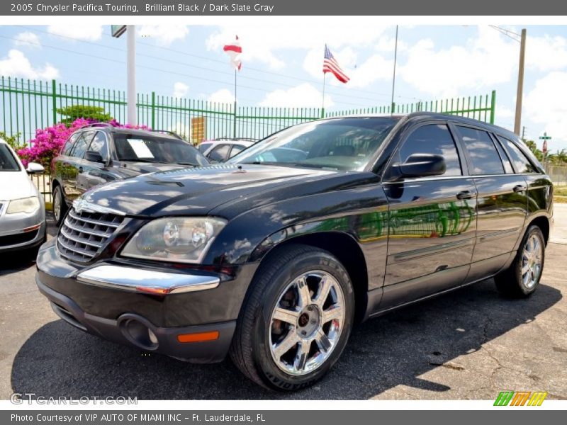 Brilliant Black / Dark Slate Gray 2005 Chrysler Pacifica Touring