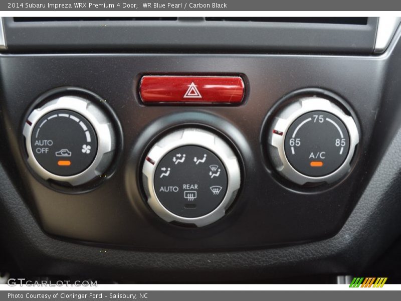 Controls of 2014 Impreza WRX Premium 4 Door