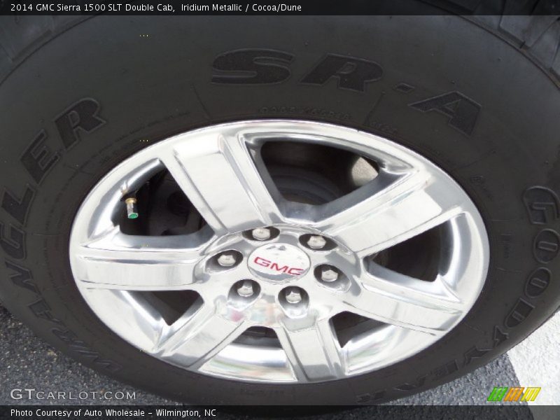 Iridium Metallic / Cocoa/Dune 2014 GMC Sierra 1500 SLT Double Cab