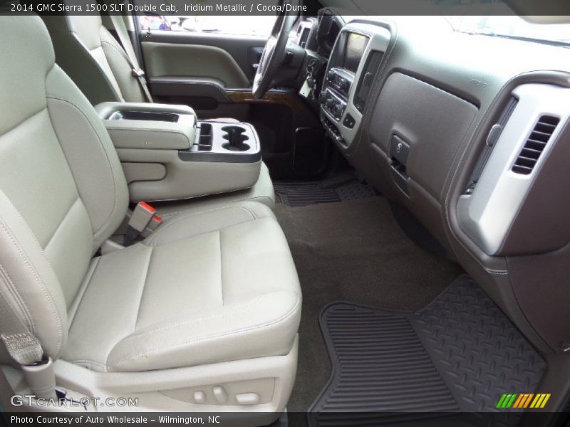 Iridium Metallic / Cocoa/Dune 2014 GMC Sierra 1500 SLT Double Cab