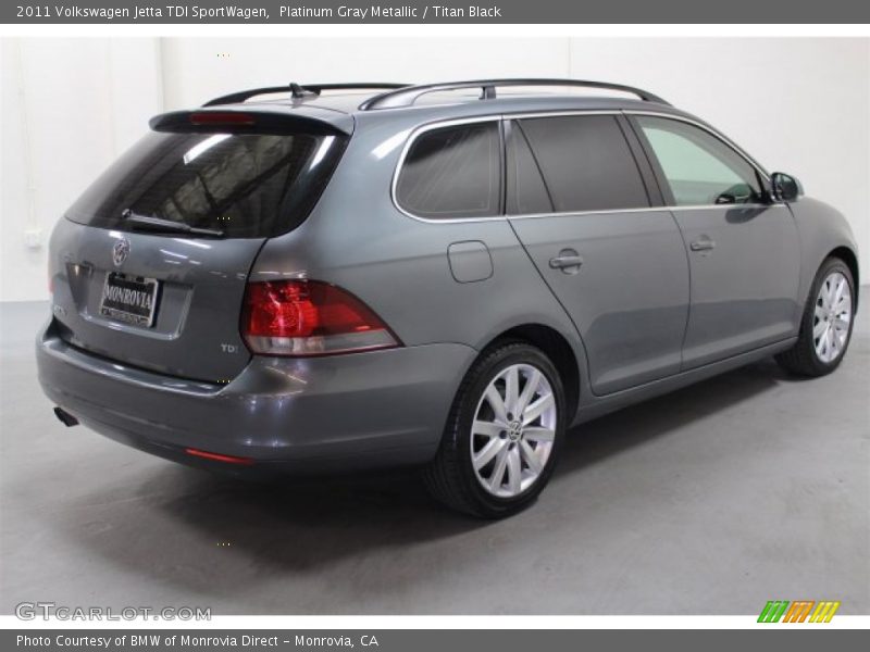 Platinum Gray Metallic / Titan Black 2011 Volkswagen Jetta TDI SportWagen