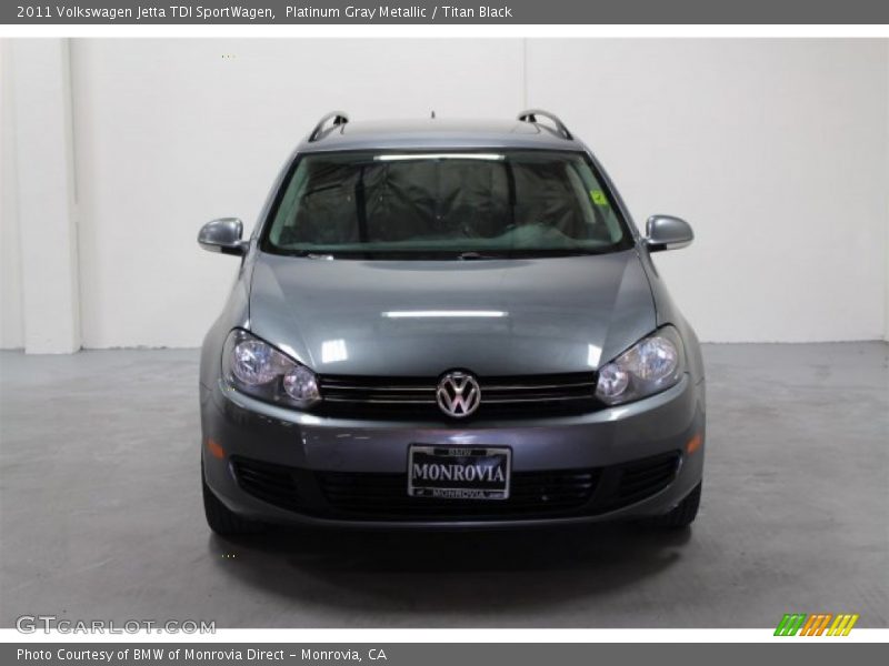 Platinum Gray Metallic / Titan Black 2011 Volkswagen Jetta TDI SportWagen