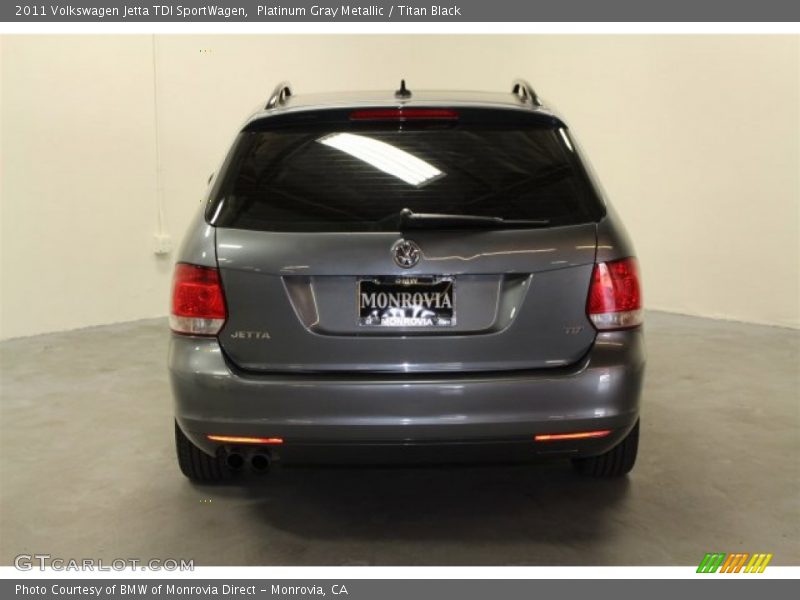Platinum Gray Metallic / Titan Black 2011 Volkswagen Jetta TDI SportWagen