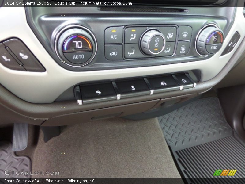 Iridium Metallic / Cocoa/Dune 2014 GMC Sierra 1500 SLT Double Cab
