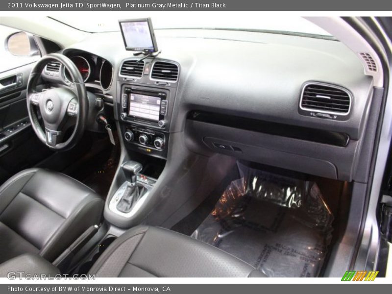 Platinum Gray Metallic / Titan Black 2011 Volkswagen Jetta TDI SportWagen