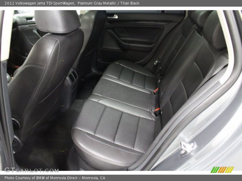 Platinum Gray Metallic / Titan Black 2011 Volkswagen Jetta TDI SportWagen