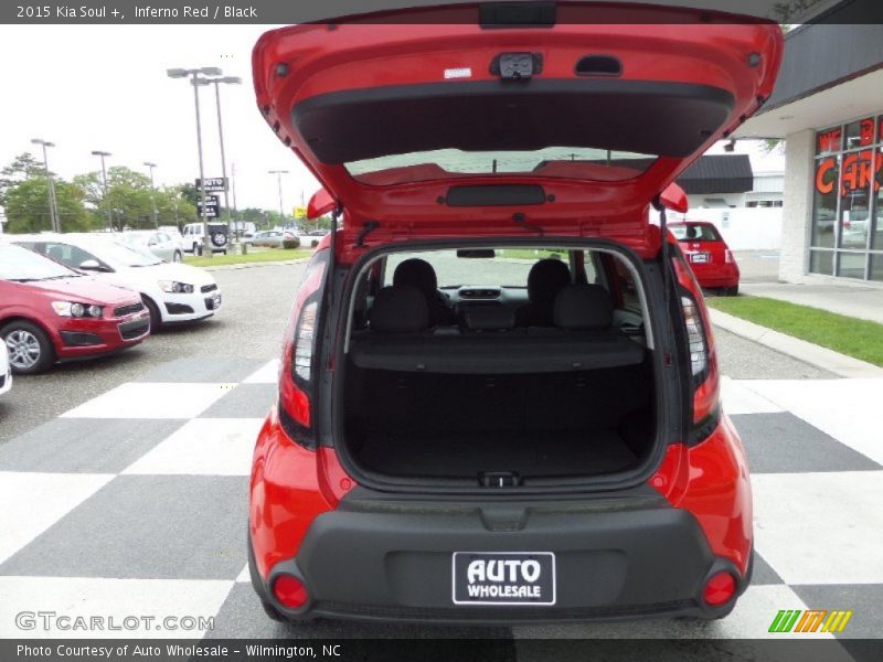 Inferno Red / Black 2015 Kia Soul +